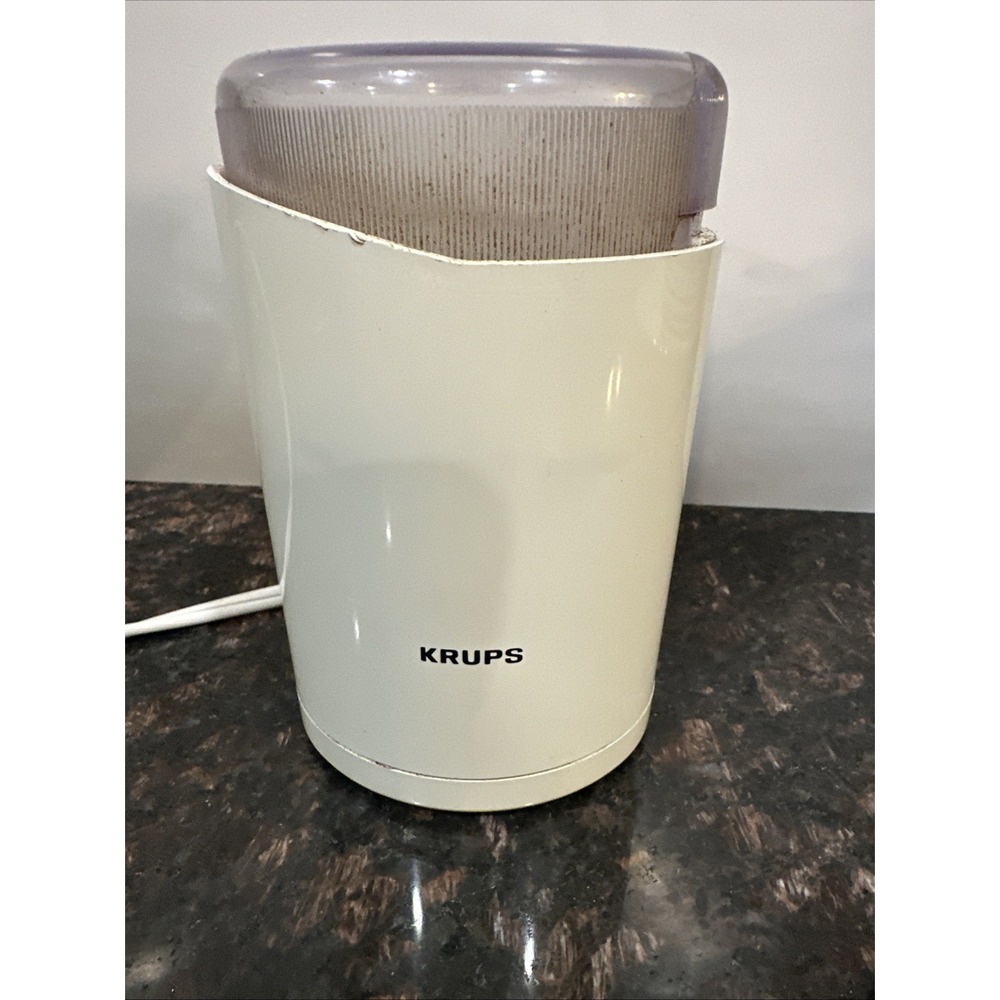 Krups Model 208 Electric Spice and Coffee Grinder With Stainless Steel Cutter